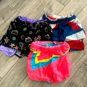 3 Chubbies Ultimate Training Shorts Medium with 5.5” Inseam